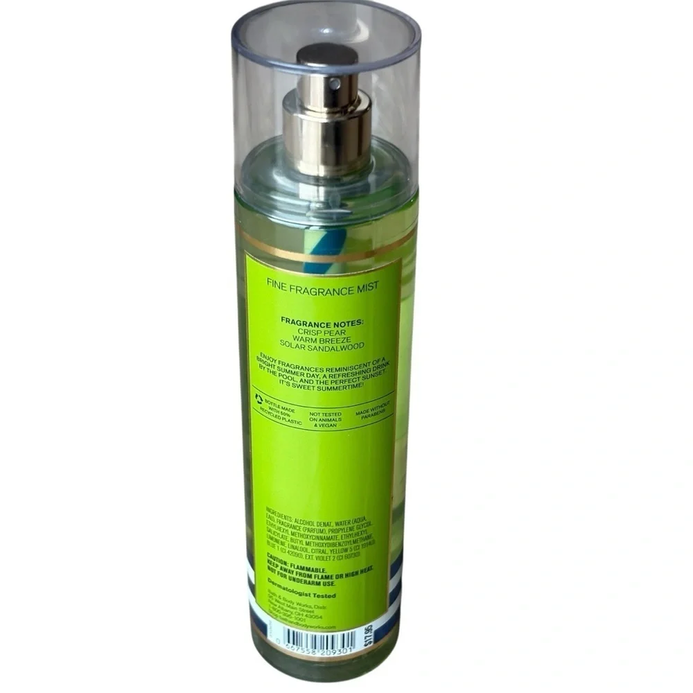 Bath & Body Works Poolside Cabana Fine Fragrance Mist 8 oz